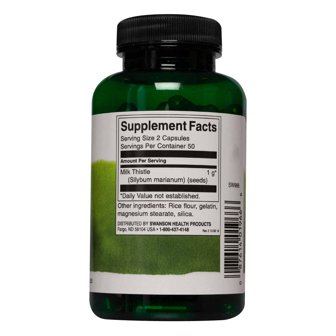 Milk Thistle - 100 Capsules - Image 3